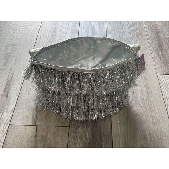 Target Spritz silver disco fringe Easter basket bag - Picture 2 of 9